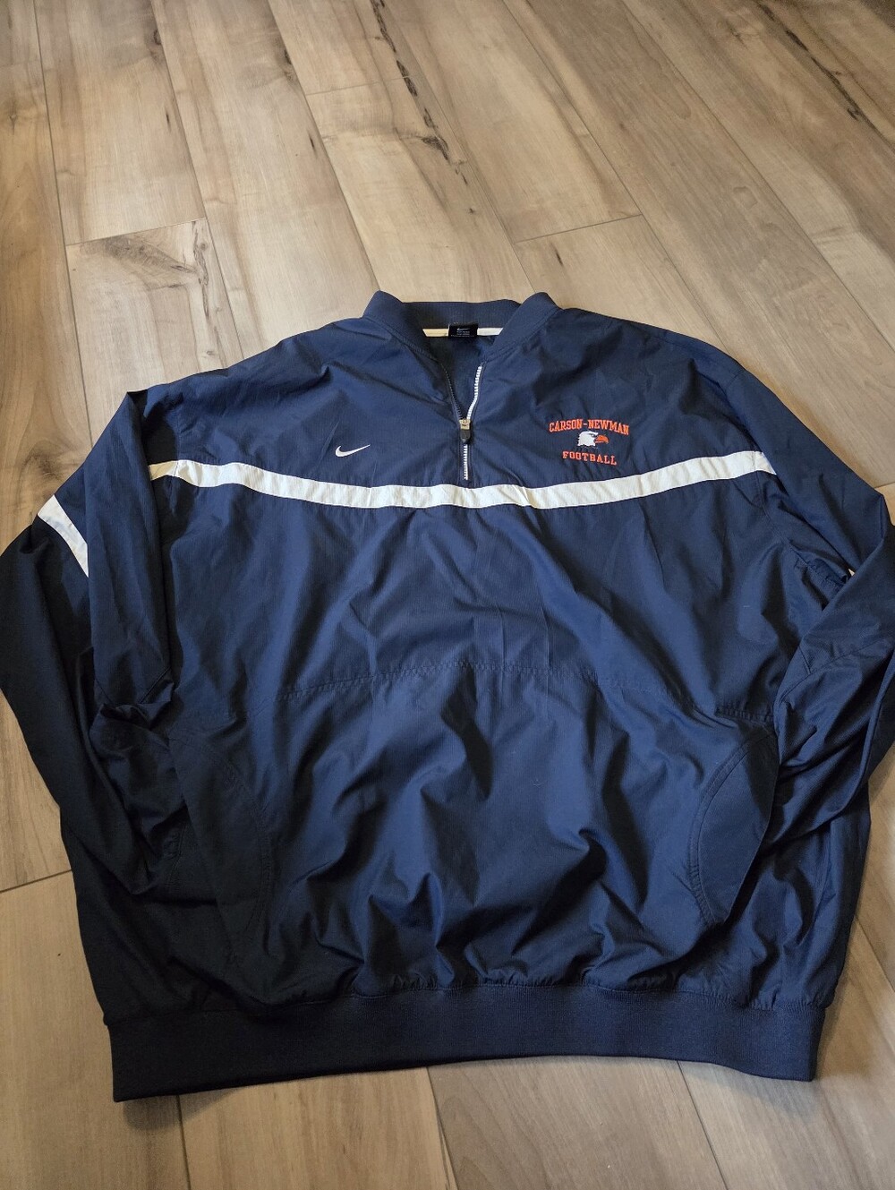 Nike Navy Windbreaker Carson-Newman Football Logo